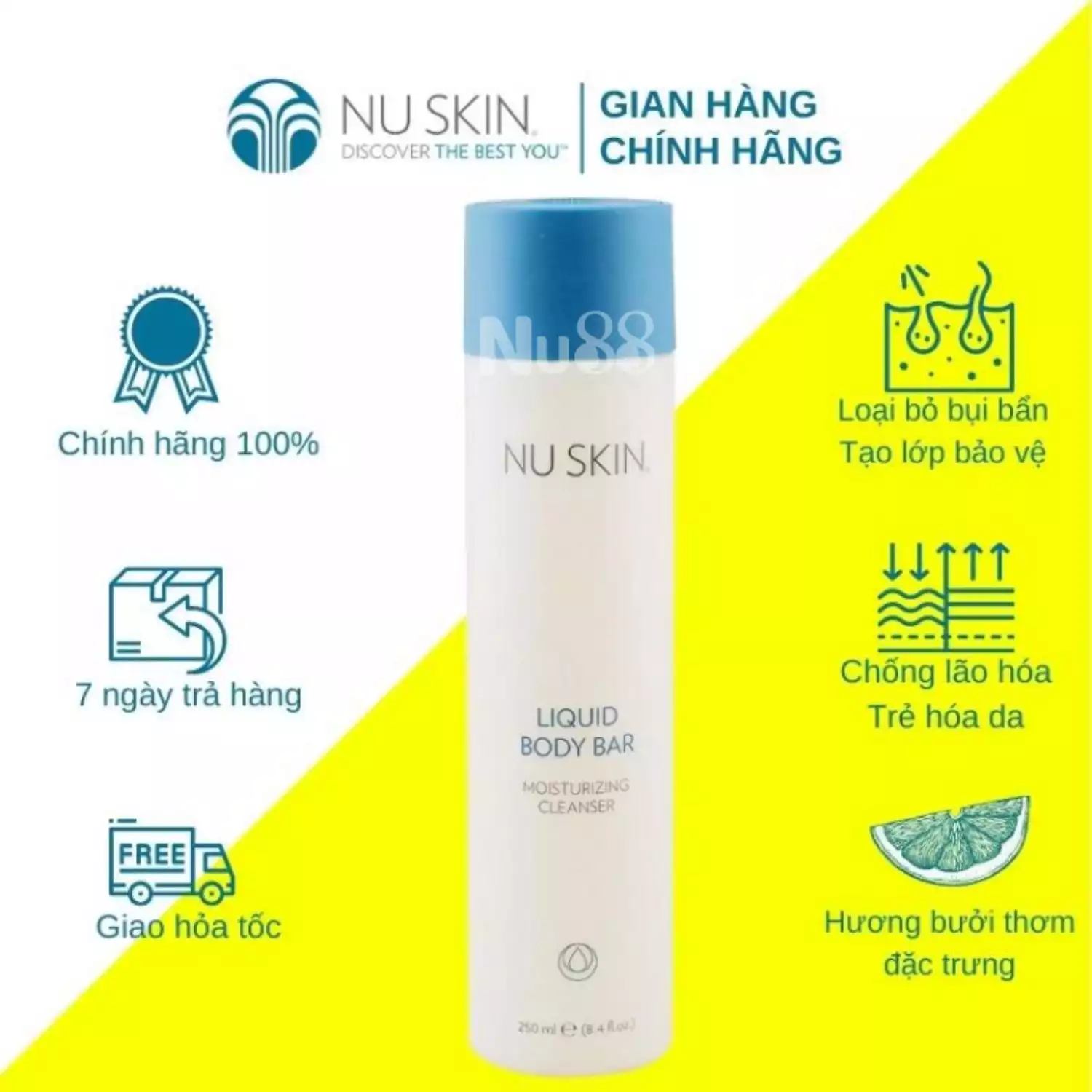 Sữa tắm Liquid Body Bar Moisturizing Cleanser