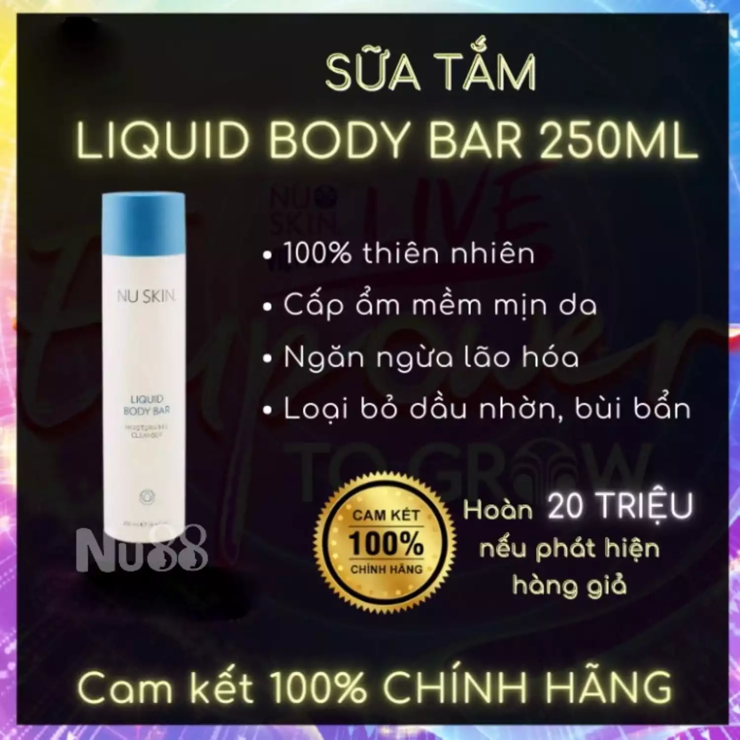 Sữa tắm Liquid Body Bar Moisturizing Cleanser