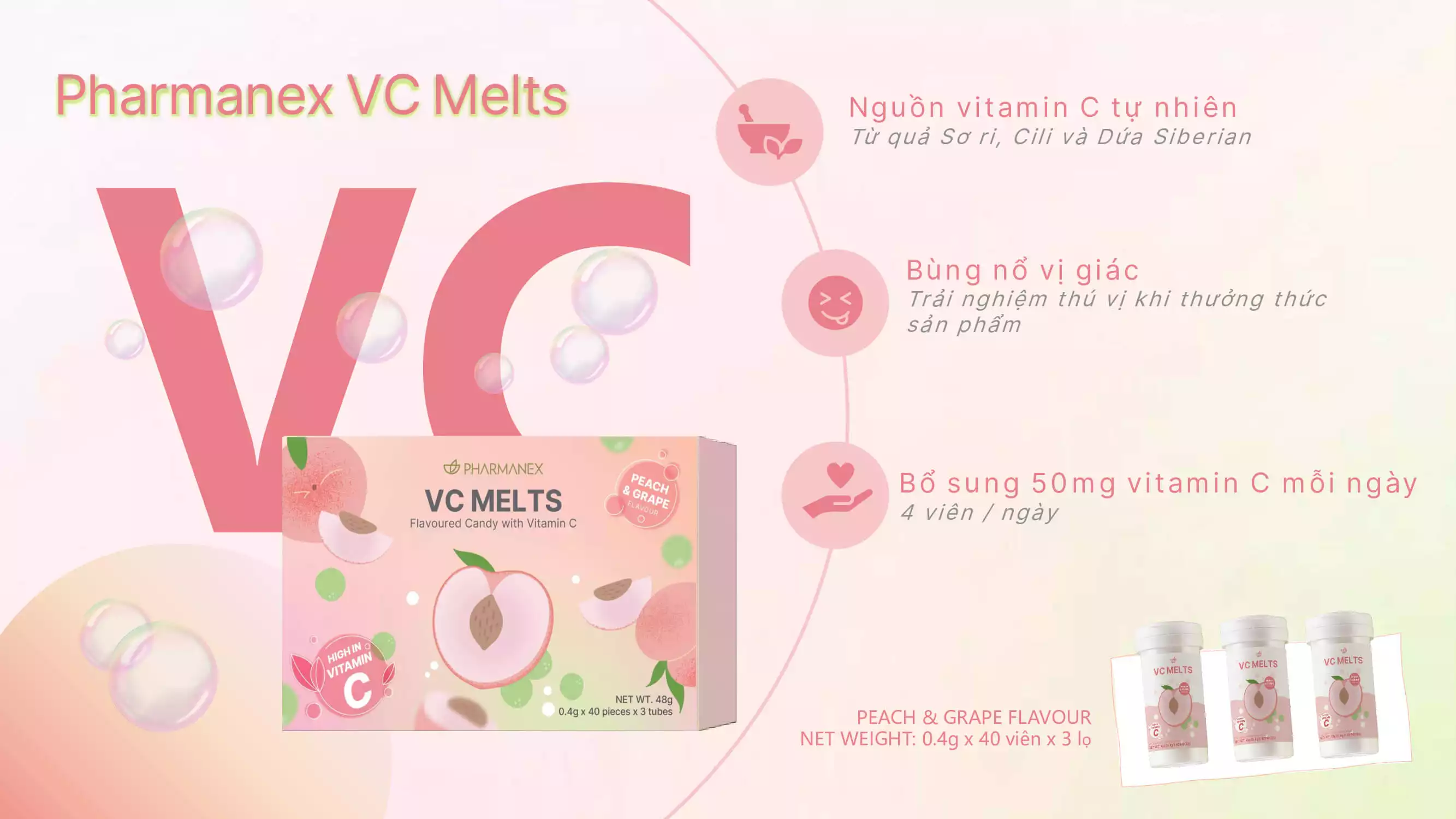 Cách sử dụng Pharmanex VC Melts hiệu quả nhất