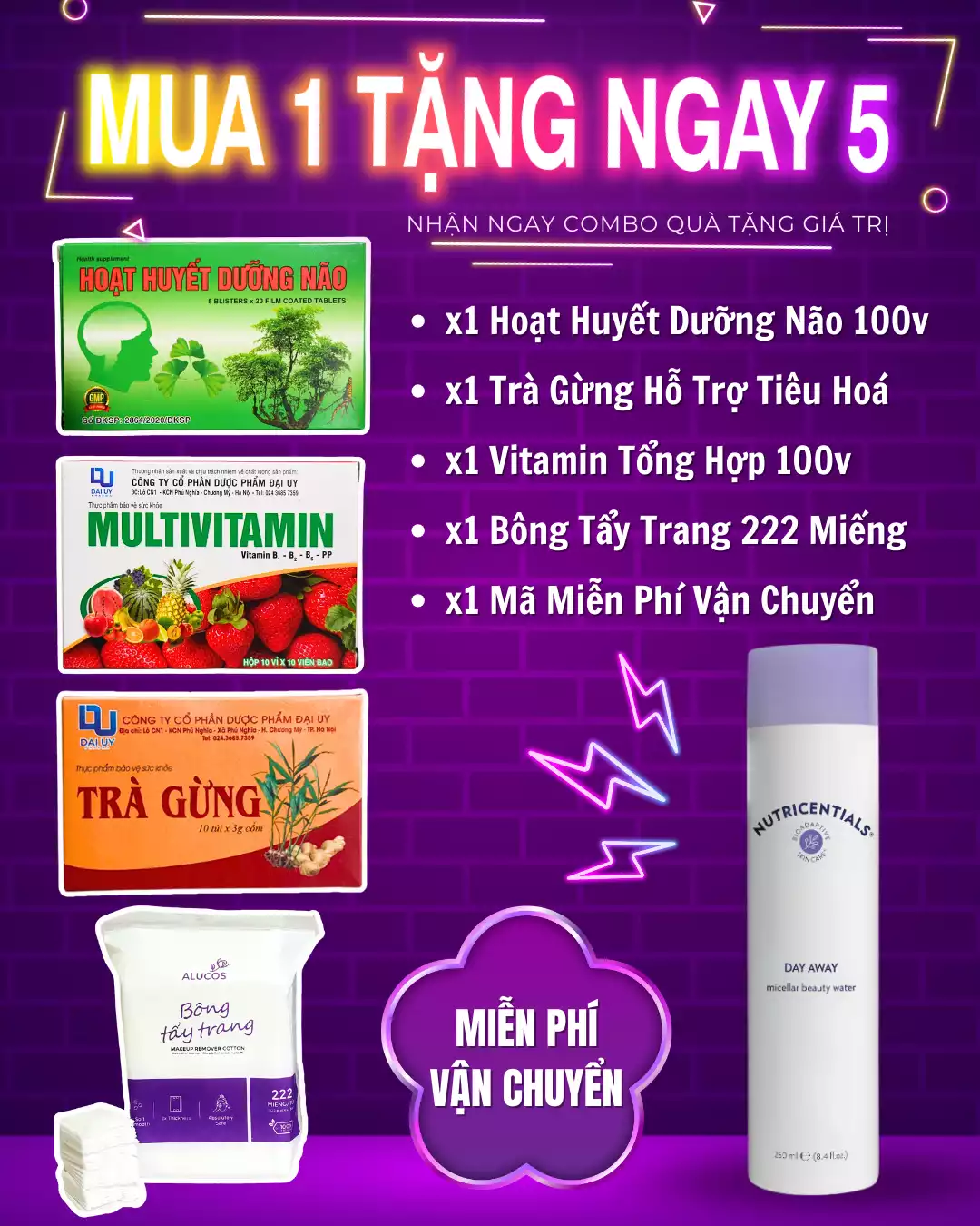 Nước tẩy trang Nutricentials Day Away Nuskin