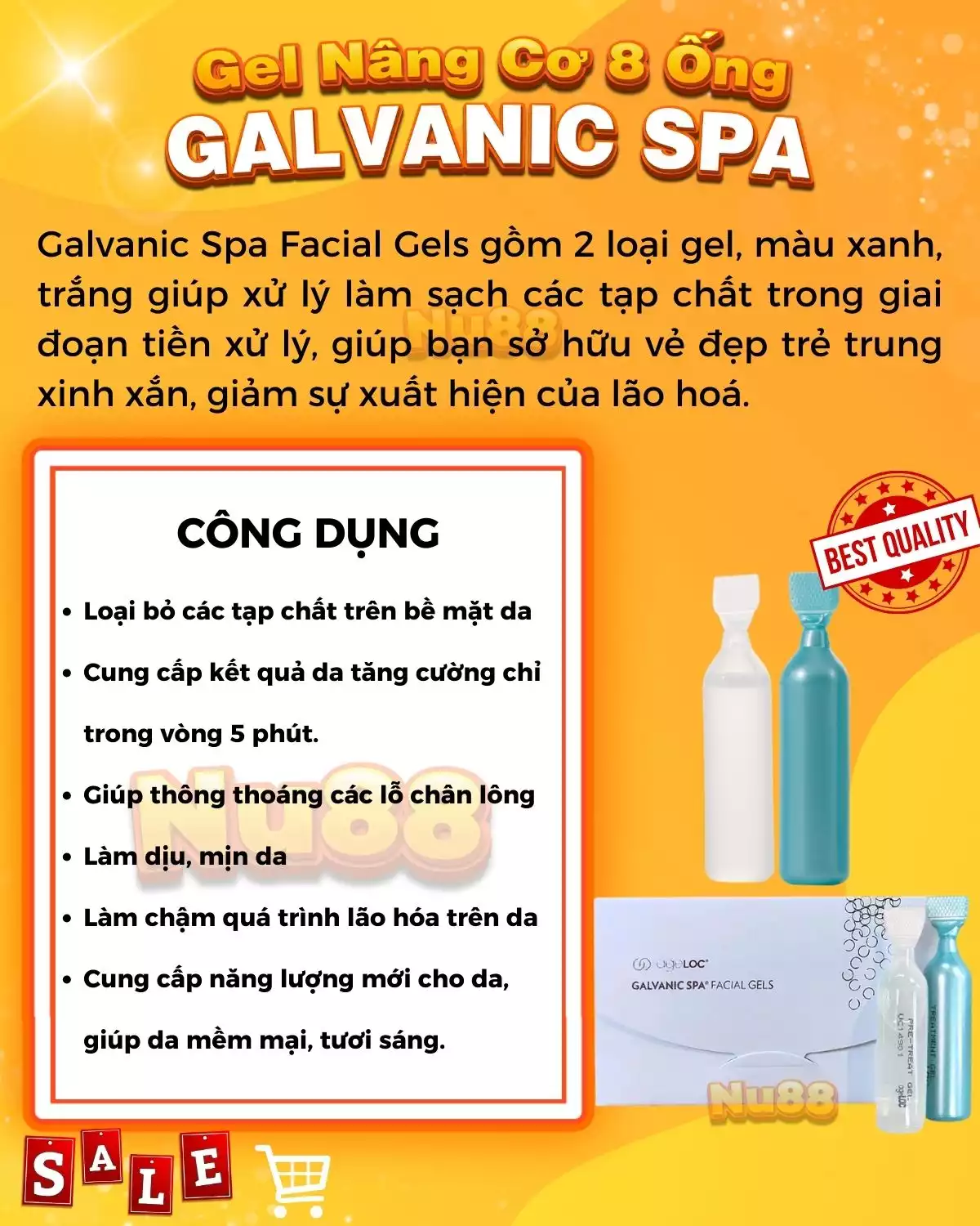 gel galvanic spa