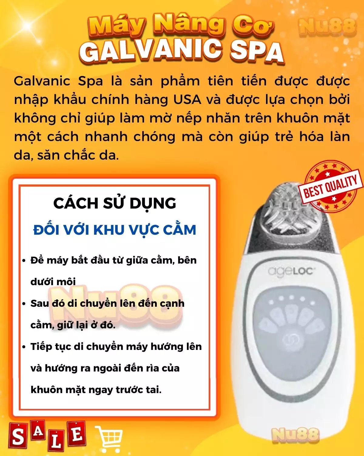 Bộ Máy Nâng Cơ Galvanic Spa