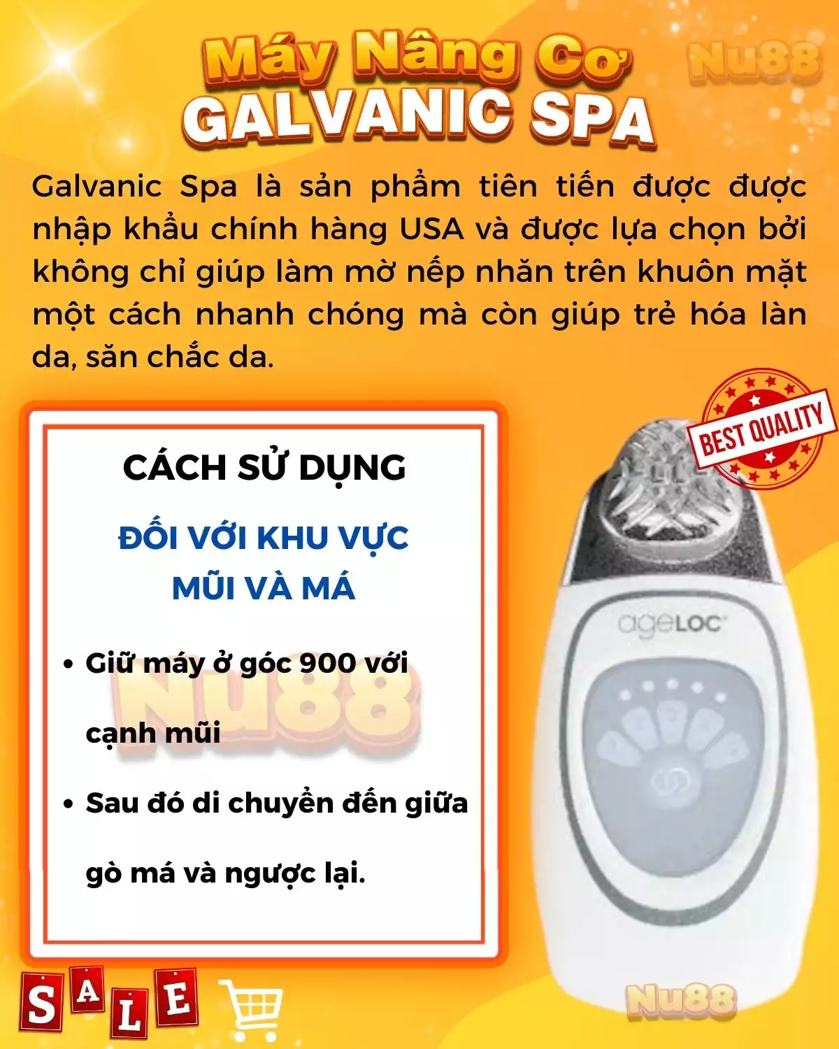 Bộ Máy Nâng Cơ Galvanic Spa