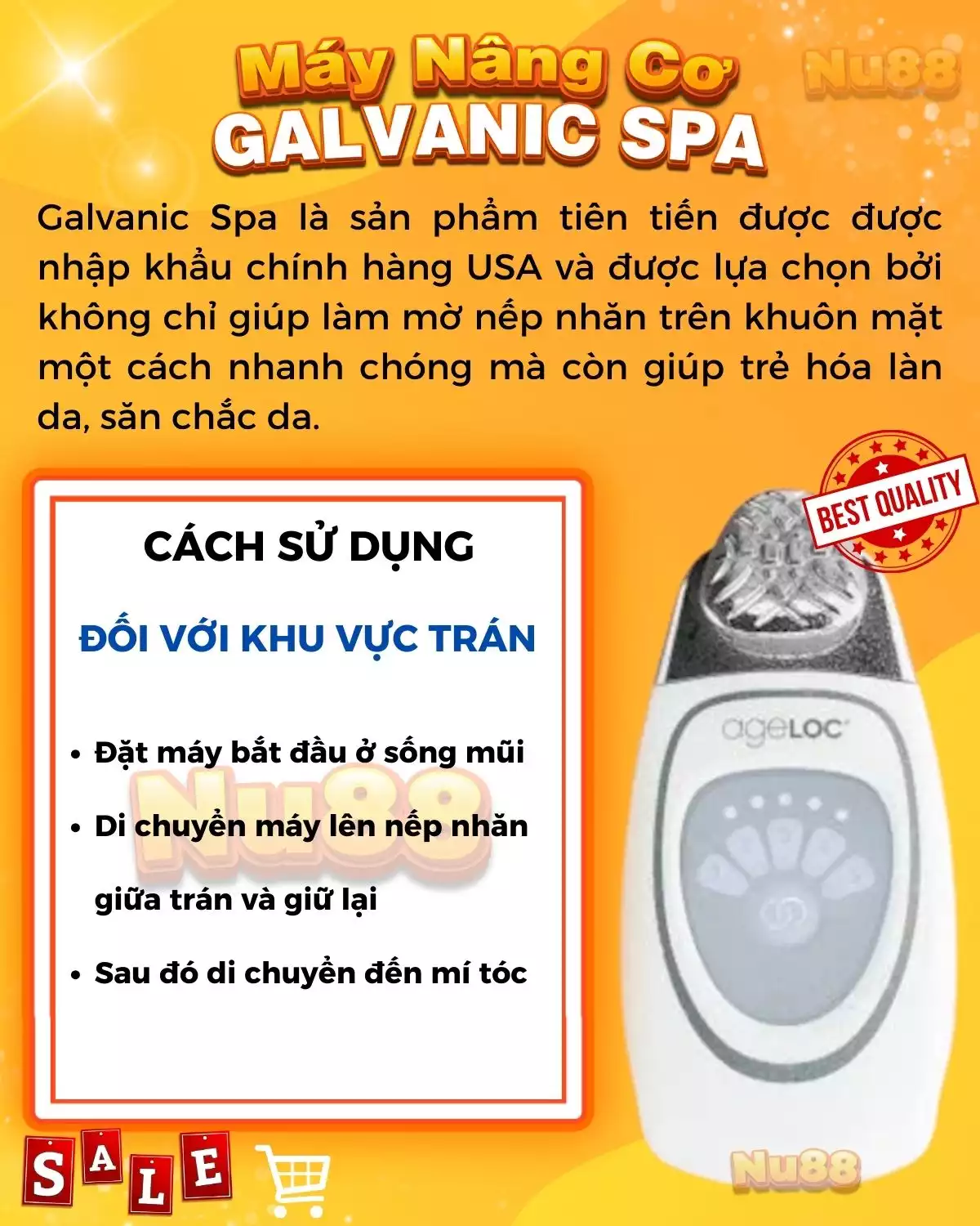 Bộ Máy Nâng Cơ Galvanic Spa