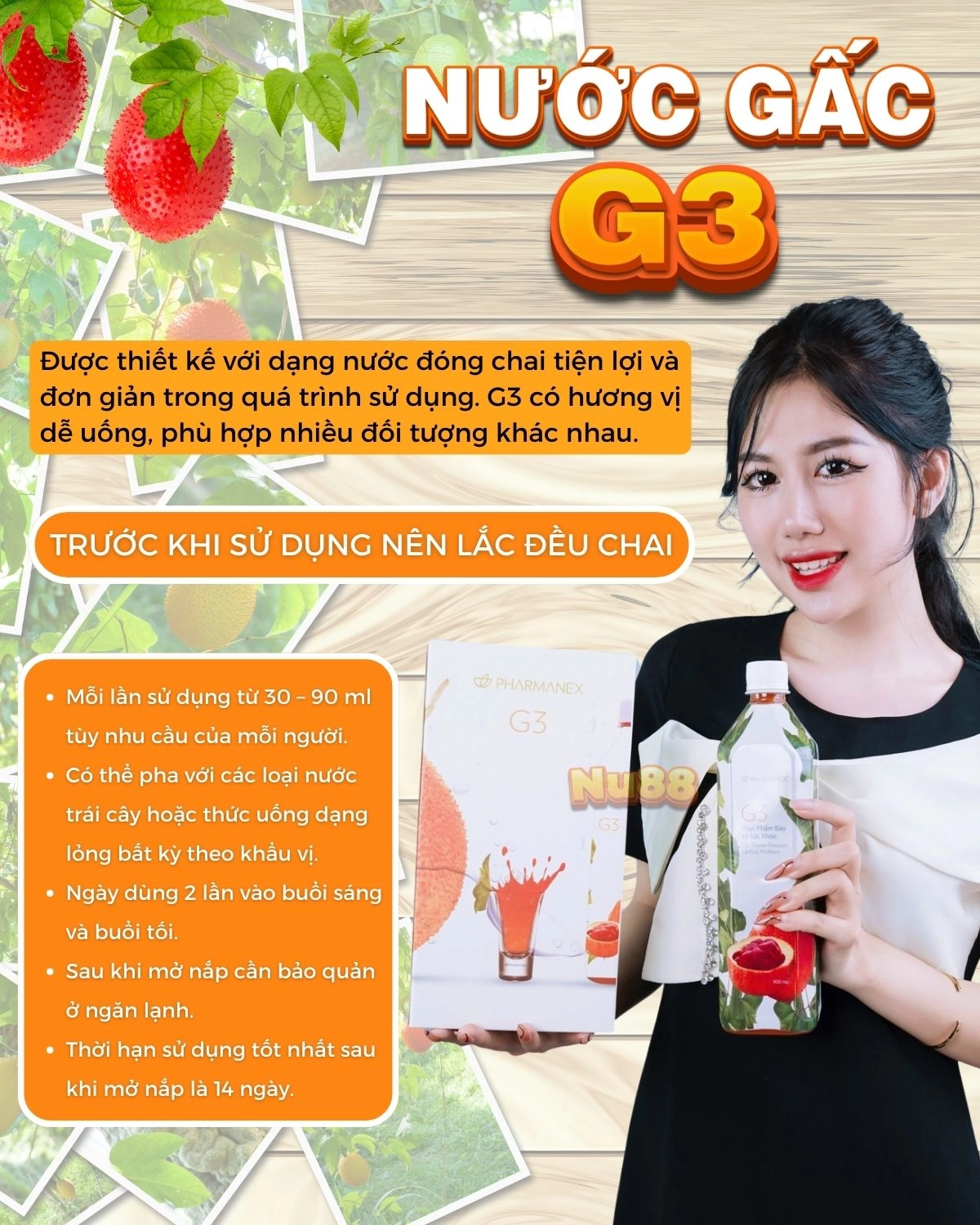 Nước gấc G3 Nuskin