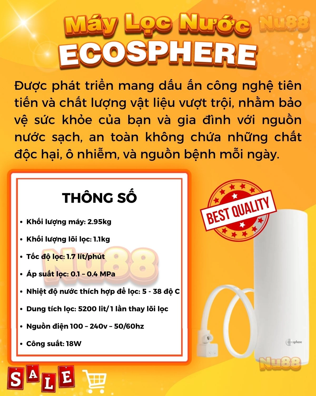 Máy lọc nước Ecosphere