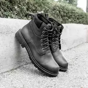 Giày cao cổ da thật CS625