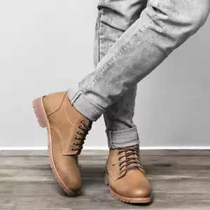 Giày cao cổ da thật CS627
