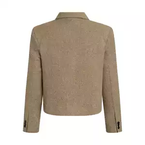 SINGLE BREASTED CROPPED BLAZER 