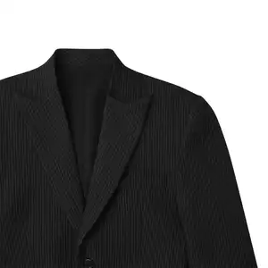 SINGLE-BREASTED PINSTRIPE JACKET