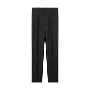 CUFF WIDE-LEG TROUSER