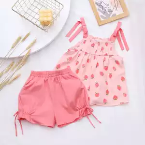 Pyjama hai dây nhún ngực