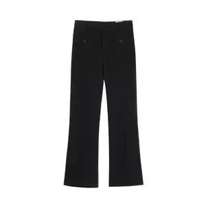 PATCH POCKET FLARED PANTS