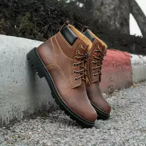 Boots cổ cao da thật CS624