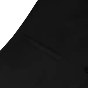 BLACK V NECK WAISTCOAT