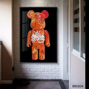 Bộ tranh tráng gương Bear brick 2