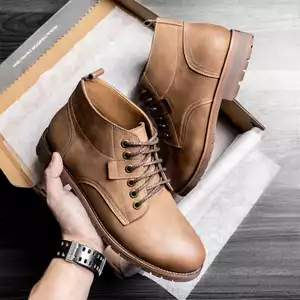 Giày cao cổ da thật CS627