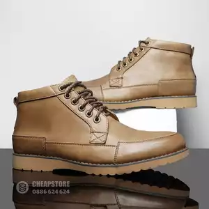 Giày da cổ lửng CS604