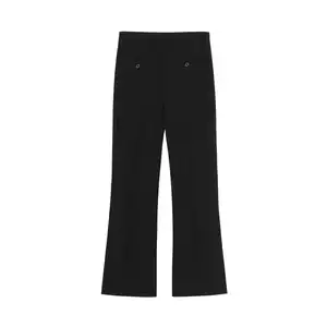 PATCH POCKET FLARED PANTS