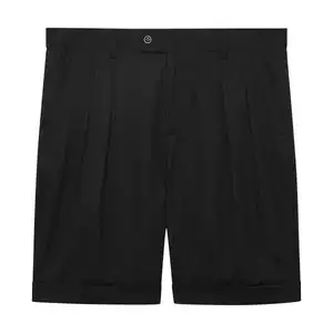 TWO-TUCK PINSTRIPE SHORT