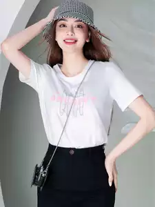 Áo phông nữ phom rộng in hình cá