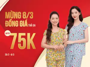 MỪNG 8/3 - ĐỒNG GIÁ THẢ GA - CHỈ TỪ 75K