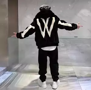 Jacket W thêu lông