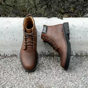 Boots cổ cao da thật CS624