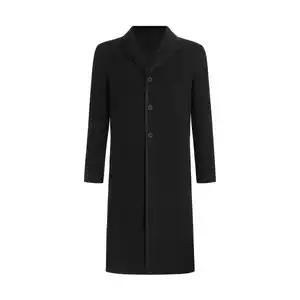 NOTCHED LAPEL SINGLE BREASTED COAT