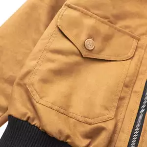 FAUX SUEDE PATCH POCKET BOMBER