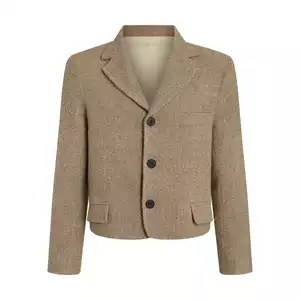 SINGLE BREASTED CROPPED BLAZER 