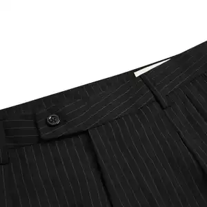 TWO-TUCK PINSTRIPE SHORT