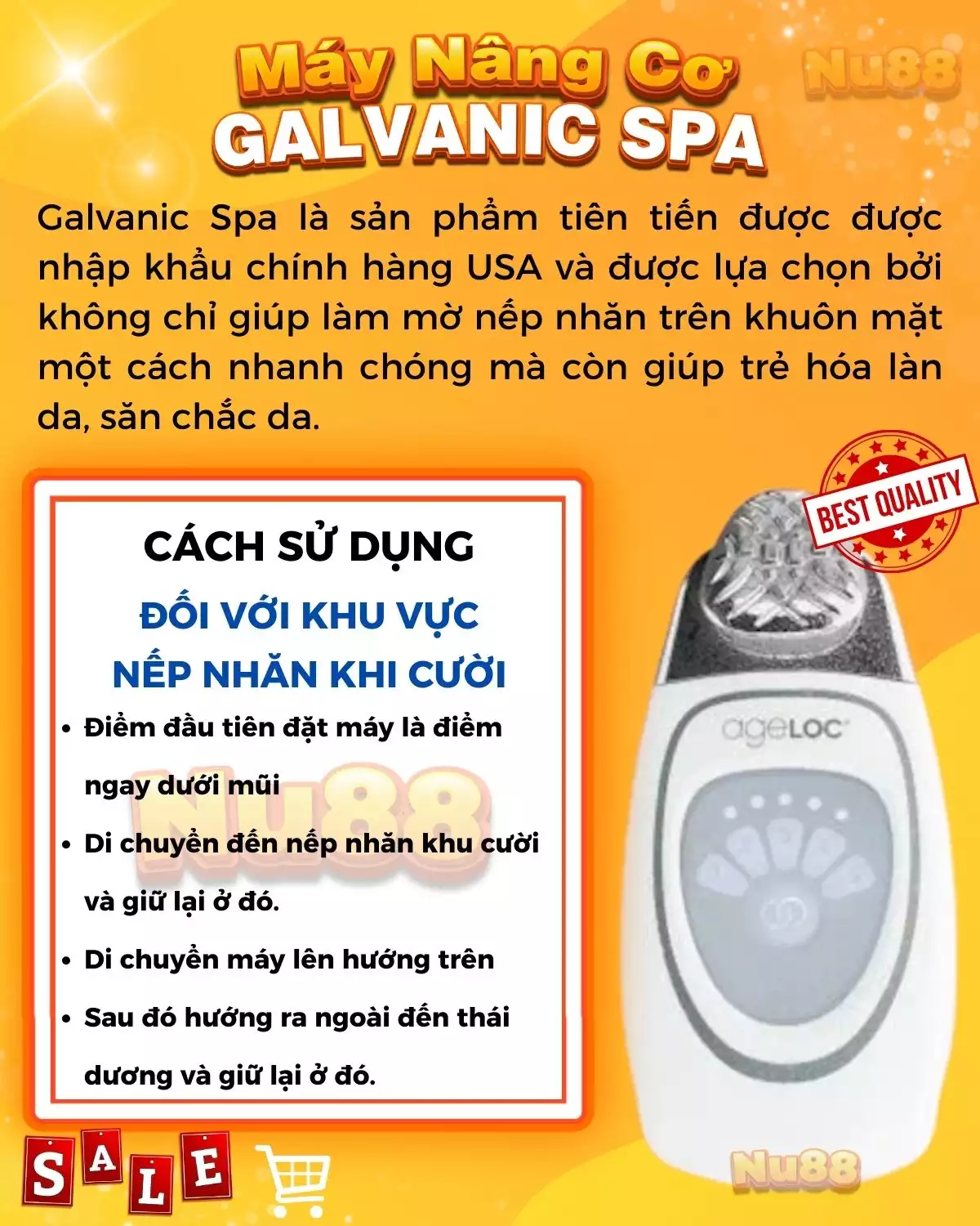 Bộ Máy Nâng Cơ Galvanic Spa