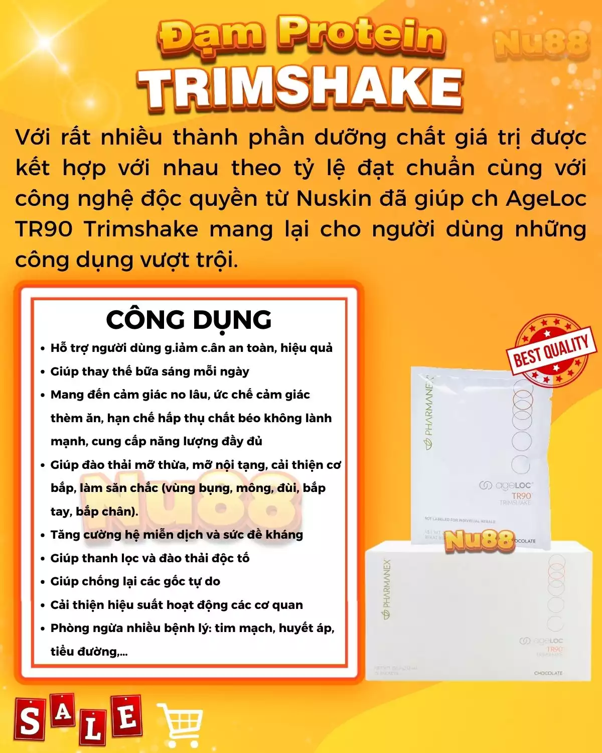 bộ giảm cân AgeLOC TR90 Nuskin