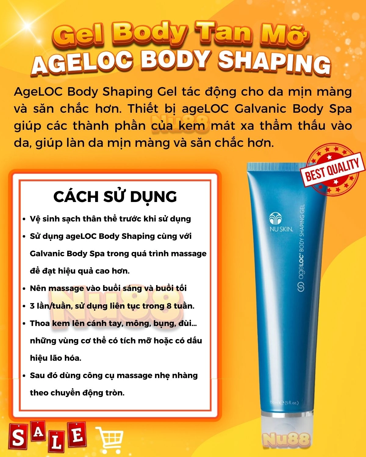  Gel Mát Xa Cơ Thể ageLOC Shaping Gel Nuskin 