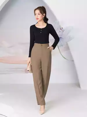 Quần âu nữ dáng suông thời trang