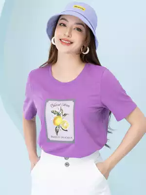 Áo phông nữ in hình quả chanh