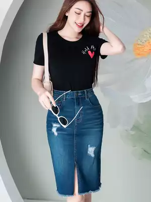Áo phông nữ in hình tim Hold me