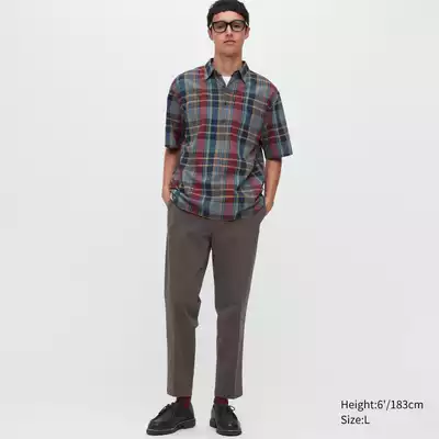 Quần Smart Pants vải cotton dài đến mắt cá chân co giãn 2 chiều