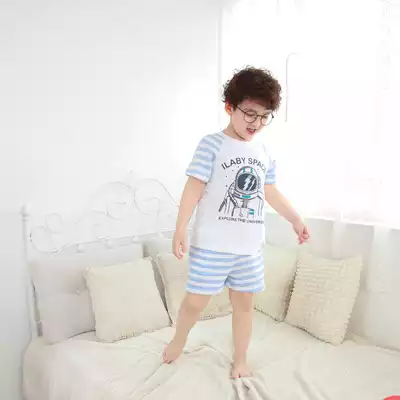 Bộ thun bé trai phối màu