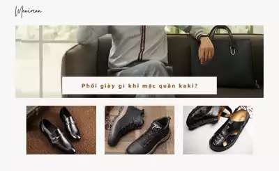 Mặc quần kaki nam đi với giày gì cho đẹp? Xem ngay những gợi ý sau!