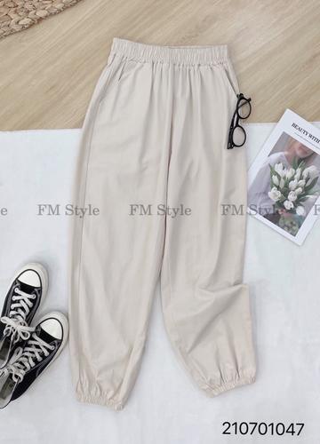 QUẦN JOGGER NỮ LƯNG THUN BO LAI