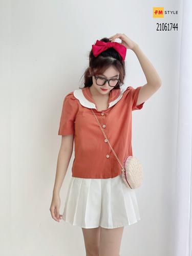 Ao kieu co phoi mau TN VU0106B	  21061744