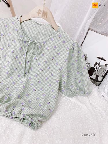 ÁO KIỂU TAY PHỒNG THẮT NƠ