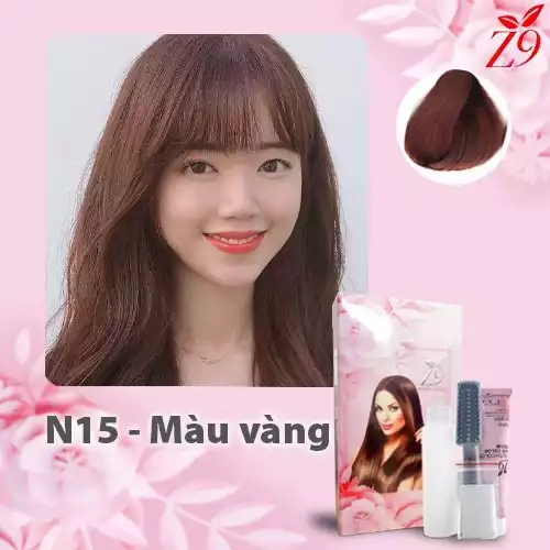KEM NHUỘM TÓC MÀU THỜI TRANG - MÀU VÀNG hộp 60ml x2