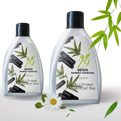 GEL LỘT MỤN THAN HOẠT TÍNH lột sạch mụn bã nhờn bụi bẩn bám trên da ( Chai 200g )