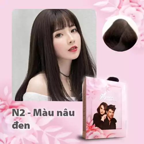 GỘI MÀU PHỦ BẠC - MÀU NÂU ĐEN (Hộp 30ml x 5)