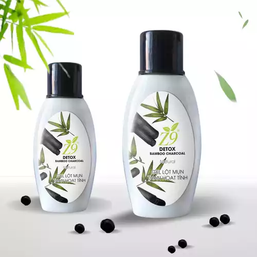 GEL LỘT MỤN THAN HOẠT TÍNH lột sạch mụn bã nhờn bụi bẩn bám trên da ( Chai 60g )