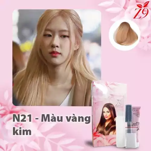 KEM NHUỘM TÓC MÀU THỜI TRANG - VÀNG KIM hộp 60ml x2
