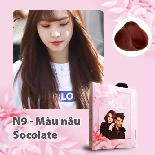 GỘI MÀU PHỦ BẠC - MÀU NÂU CHOCOLATE (Hộp 30ml x 5)